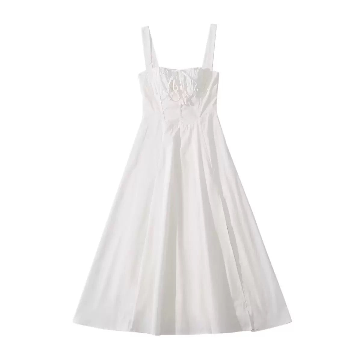 Langes Sommerkleid - Open Leg