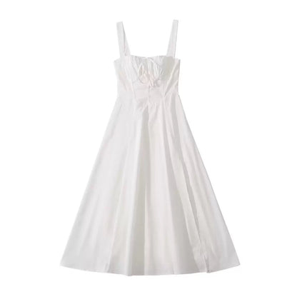 Langes Sommerkleid - Open Leg